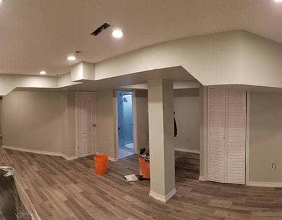 Finished basement